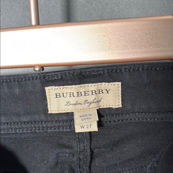 Burberry Women’s black denim pants, 28” waist, slight stretch, from tv Wardrobe - Picture 2 of 8